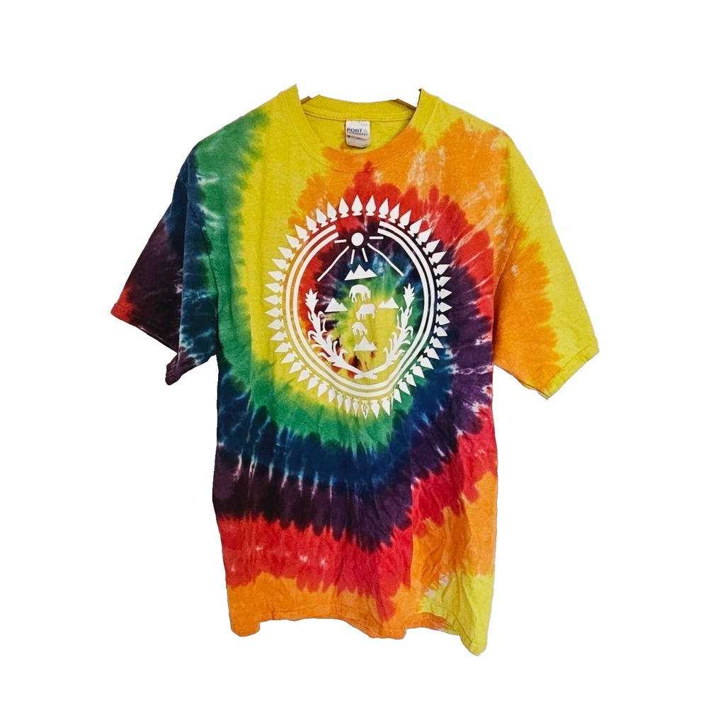 Port and‎ company tieDye shirt size Large tribal graphic